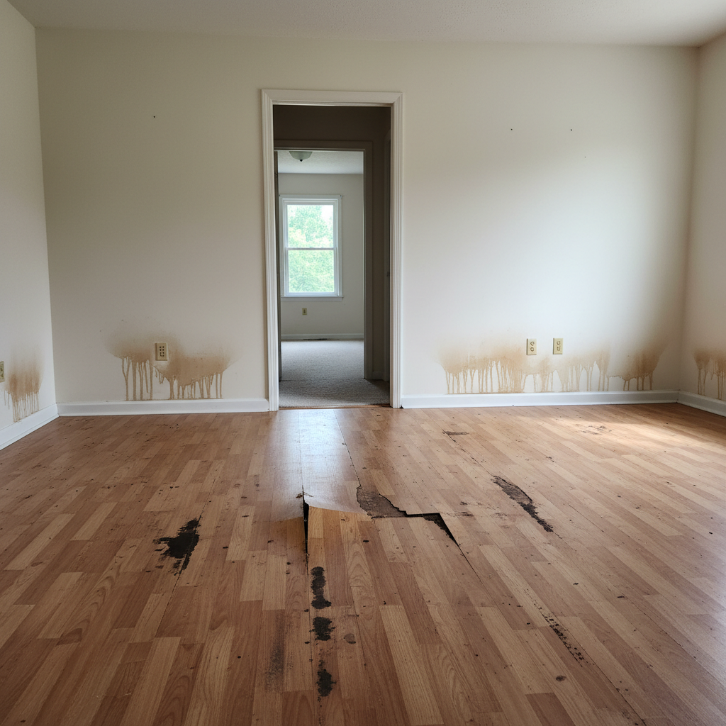 Water damage-related mold removal