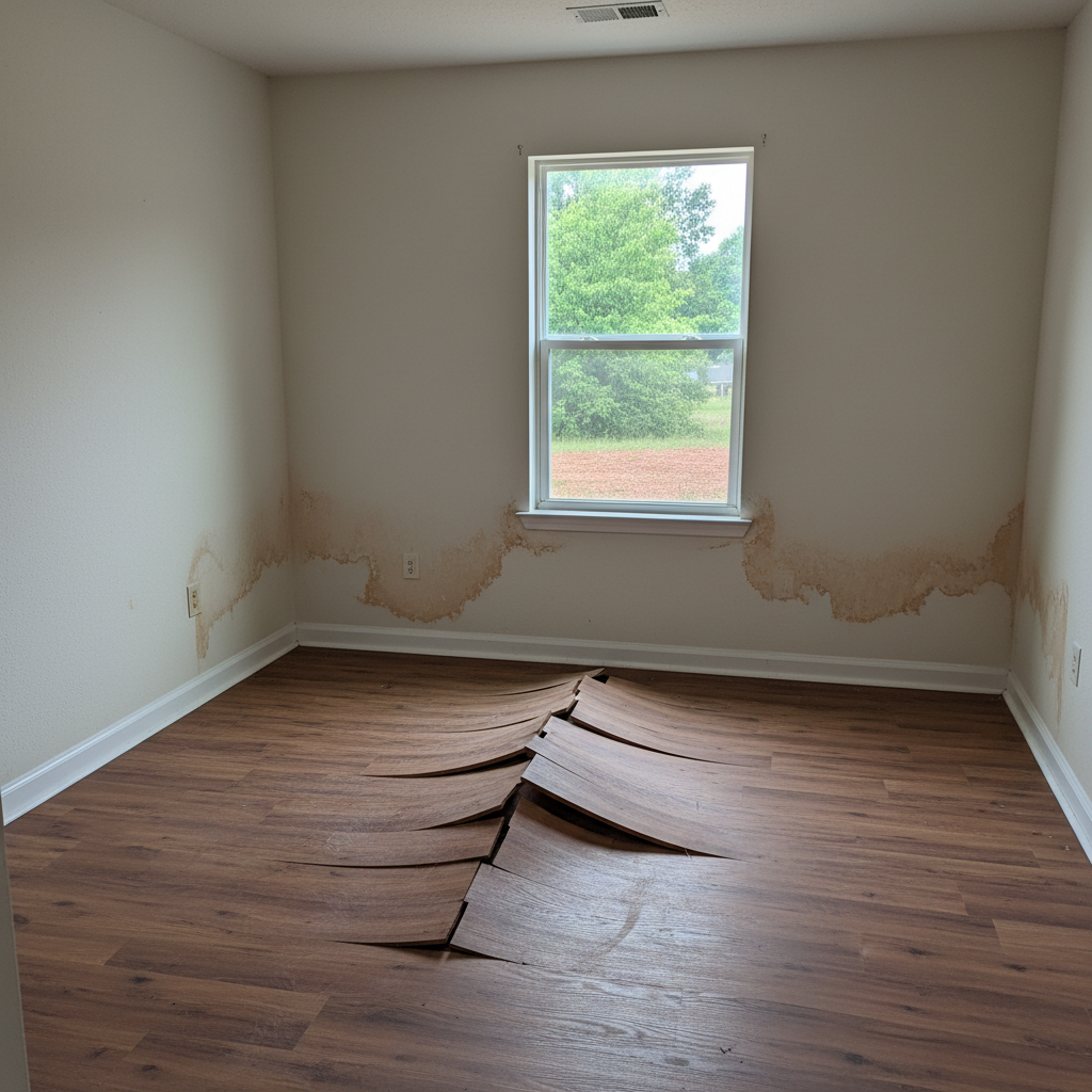 Hardwood Floor Water Damage Restoration