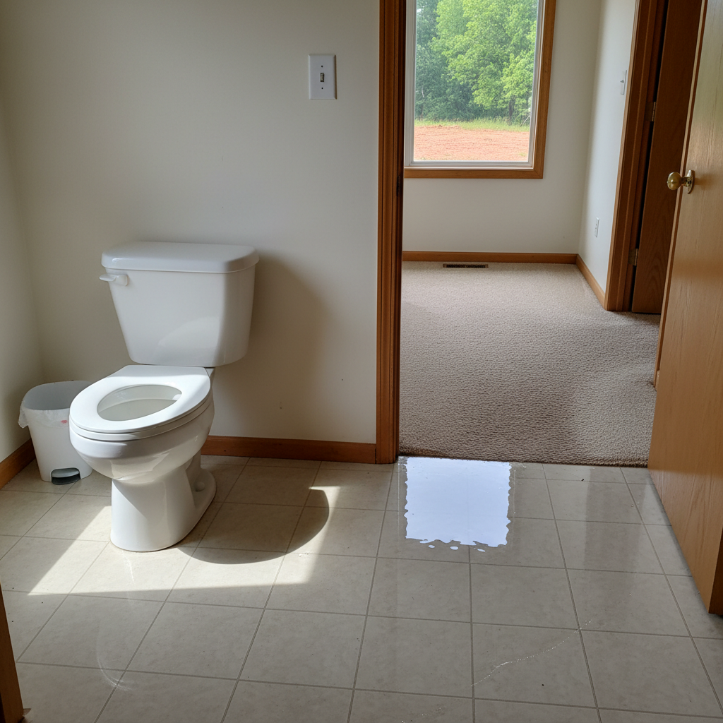 Toilet Overflow Cleanup