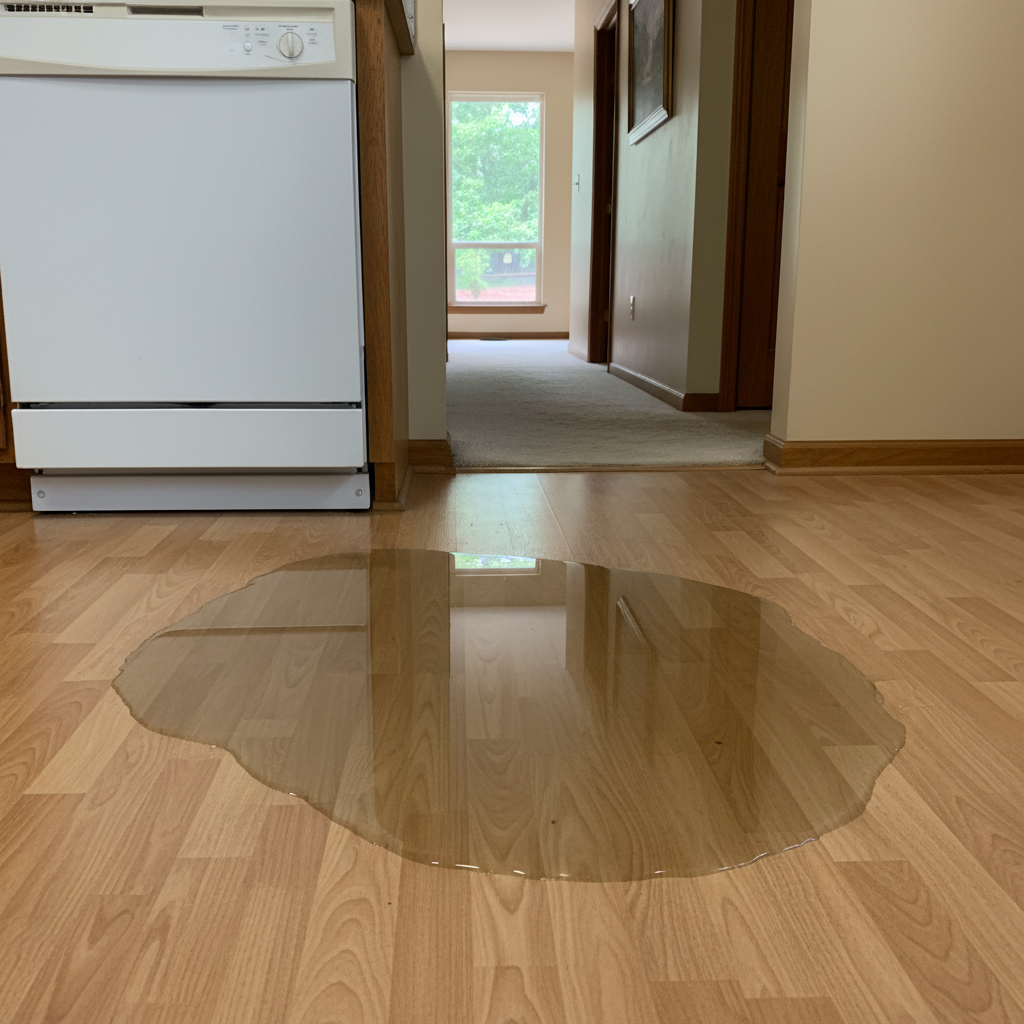 Appliance Leak Cleanup