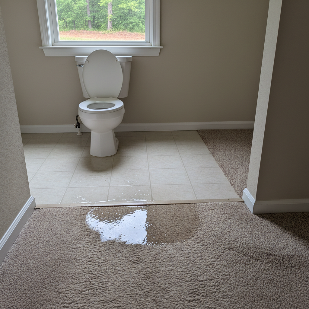 Toilet Overflow Cleanup