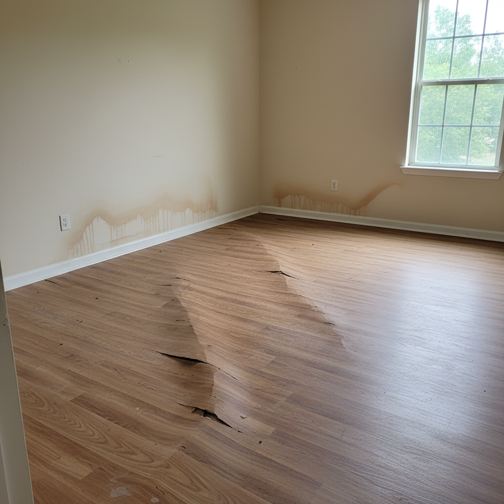 Hardwood Floor Water Damage Restoration