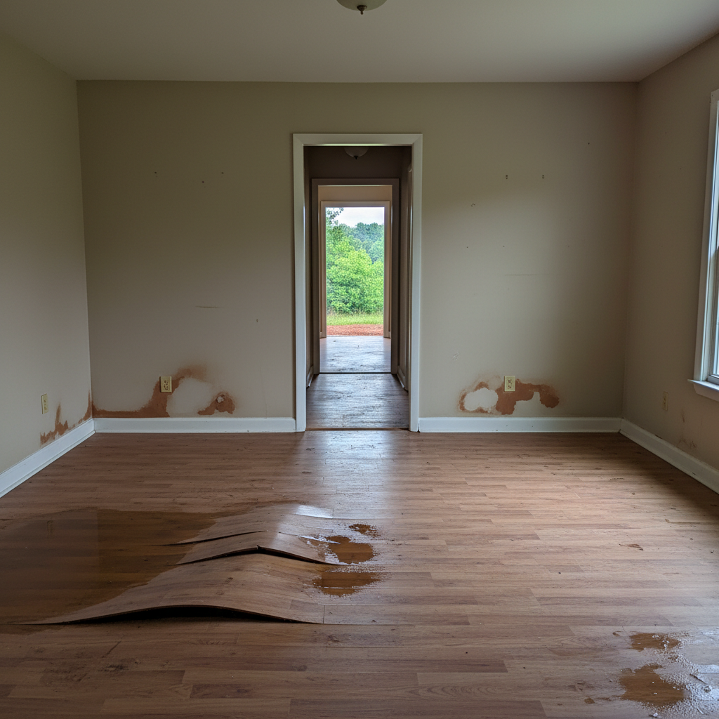 Roof Leak Water Damage Repair