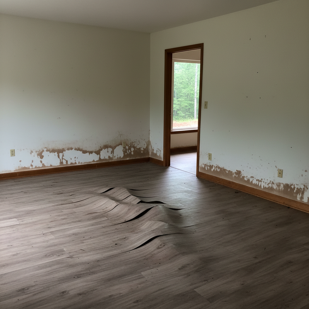 Water damage-related mold removal