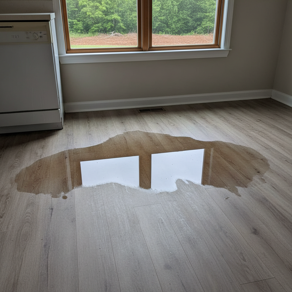 Appliance Leak Cleanup