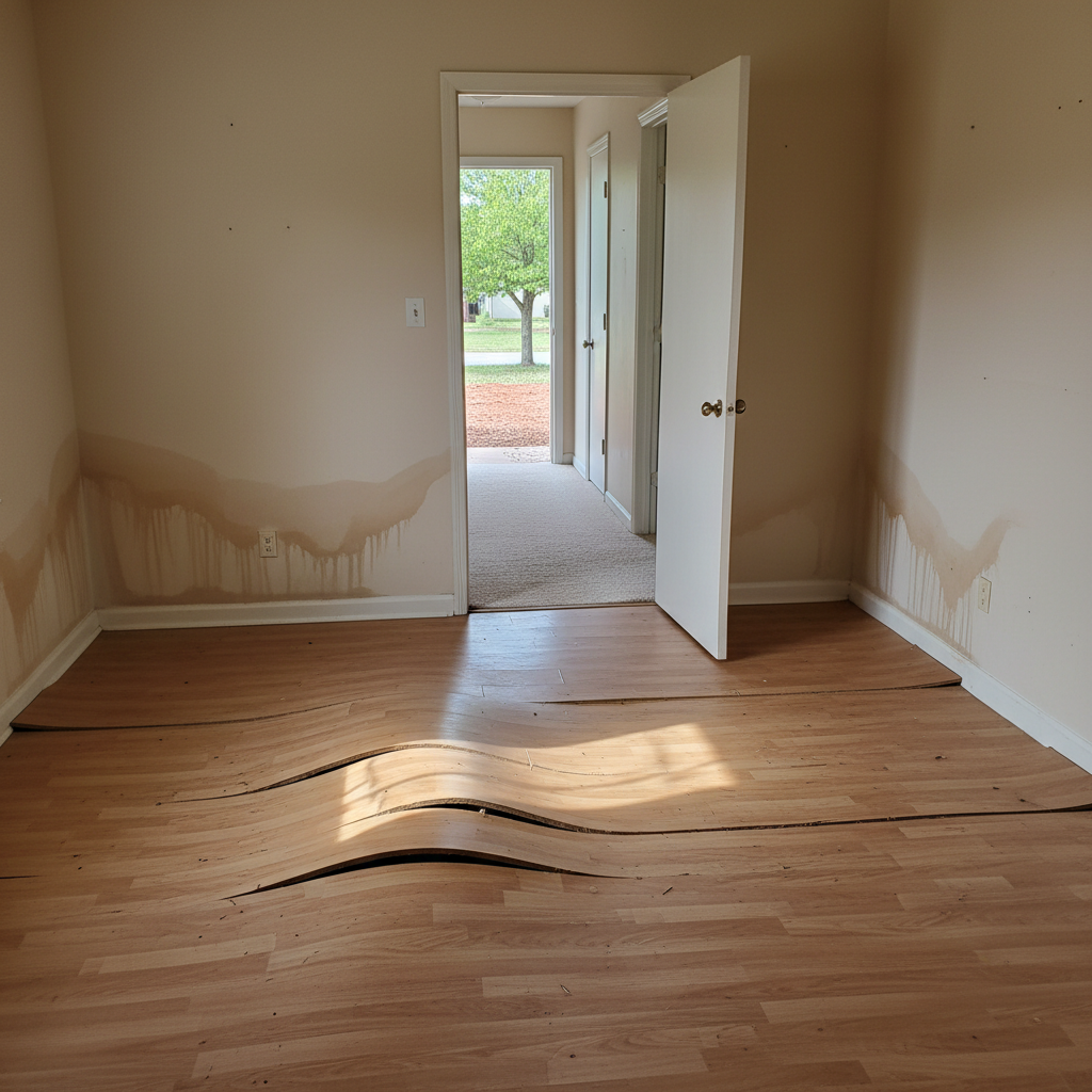 Roof Leak Water Damage Repair