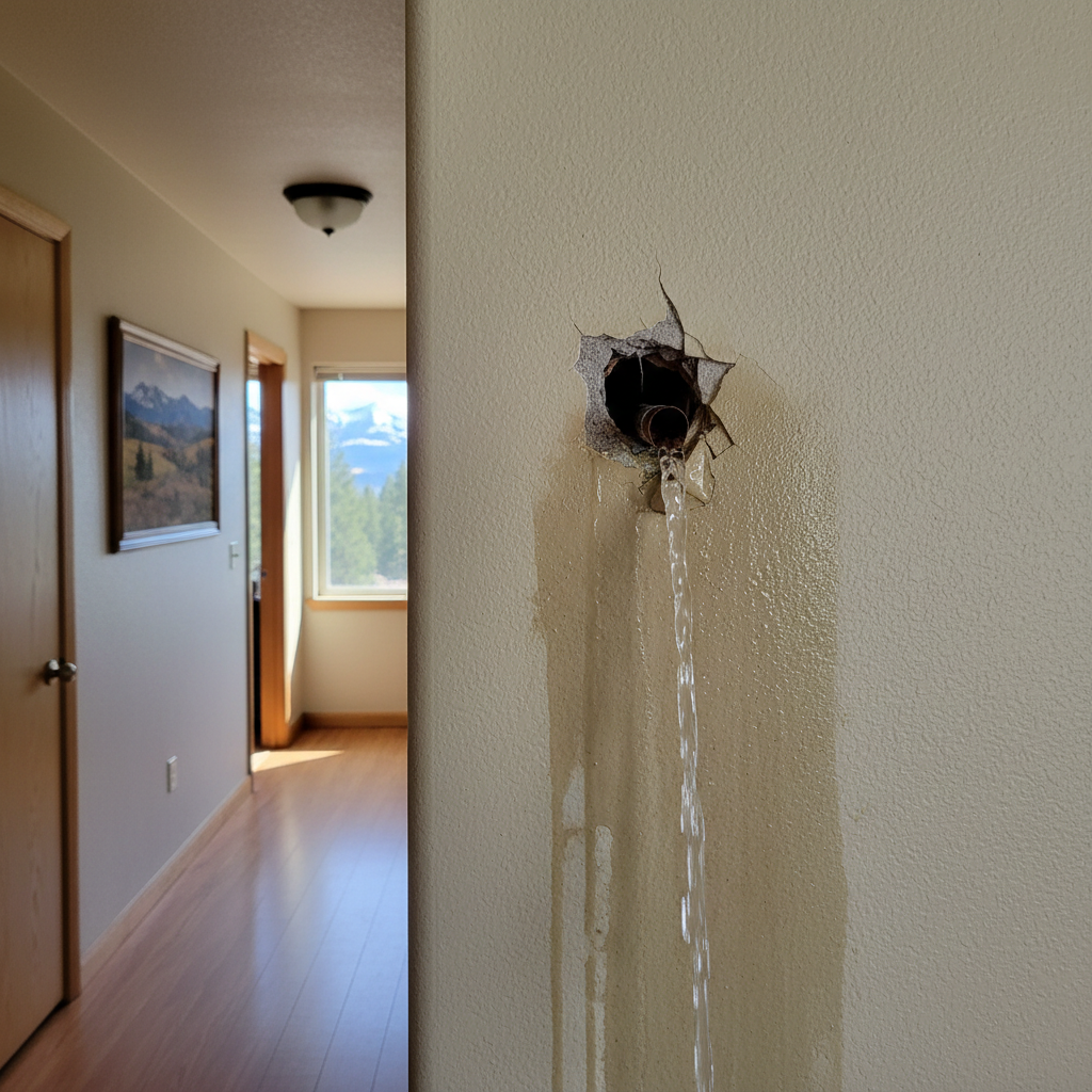 Burst Pipe Repair and Cleanup in Caldwell
