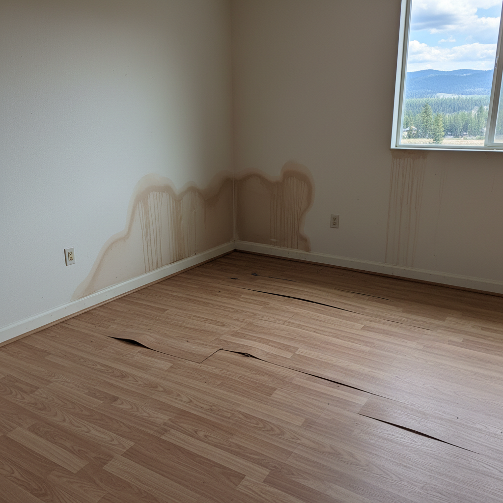 Water damage-related mold removal