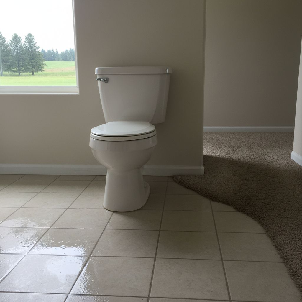 Toilet Overflow Cleanup