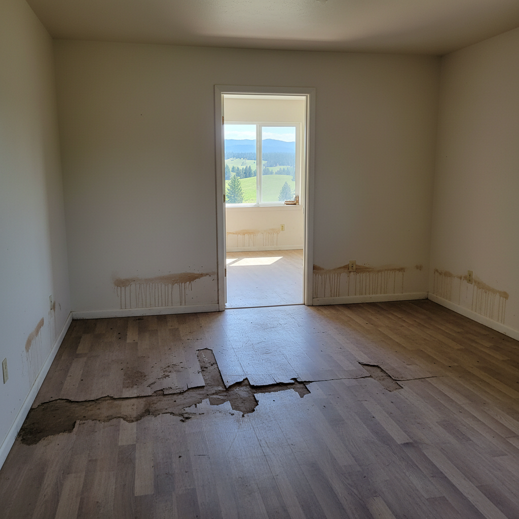 Water damage-related cleanup & repair in Garden City