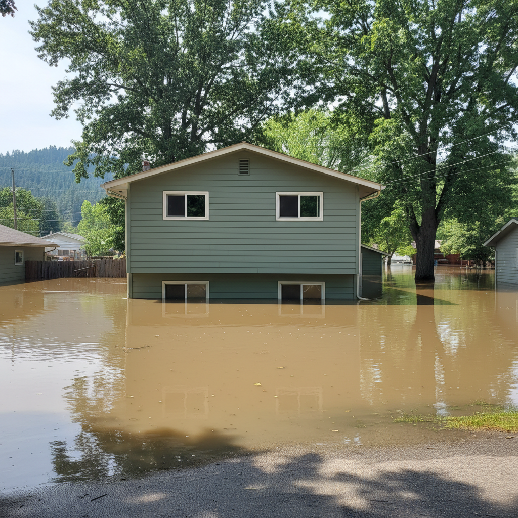 Flood cleanup in Garden City