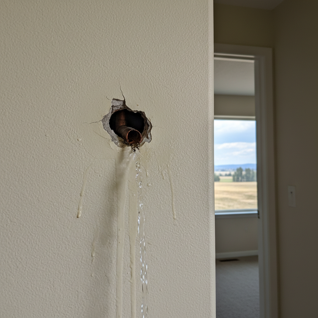 Burst Pipe Repair and Cleanup in Garden City