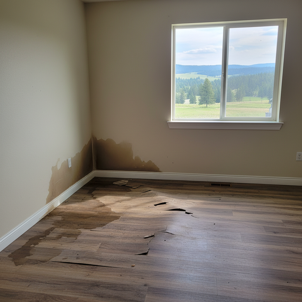 Water damage-related cleanup & repair
