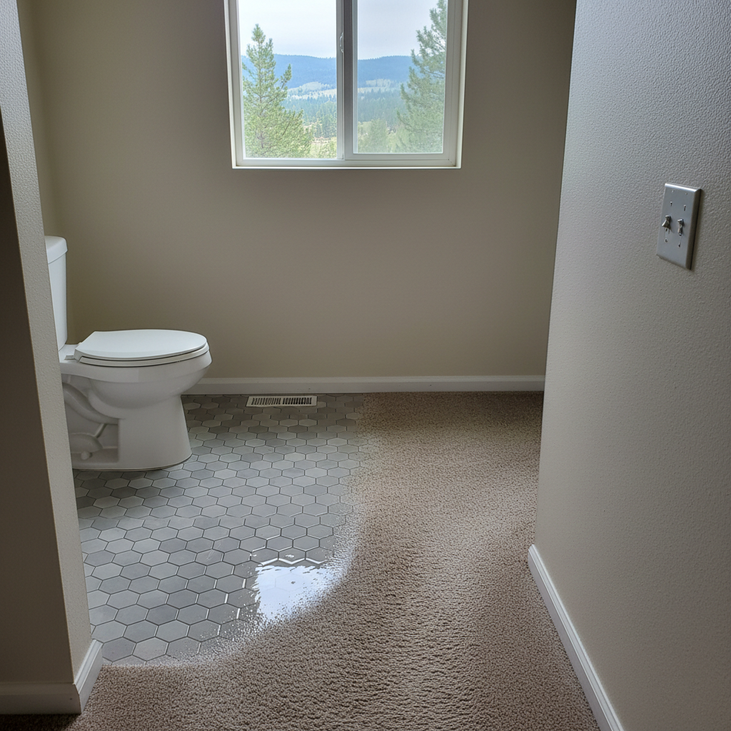 Toilet Overflow Cleanup