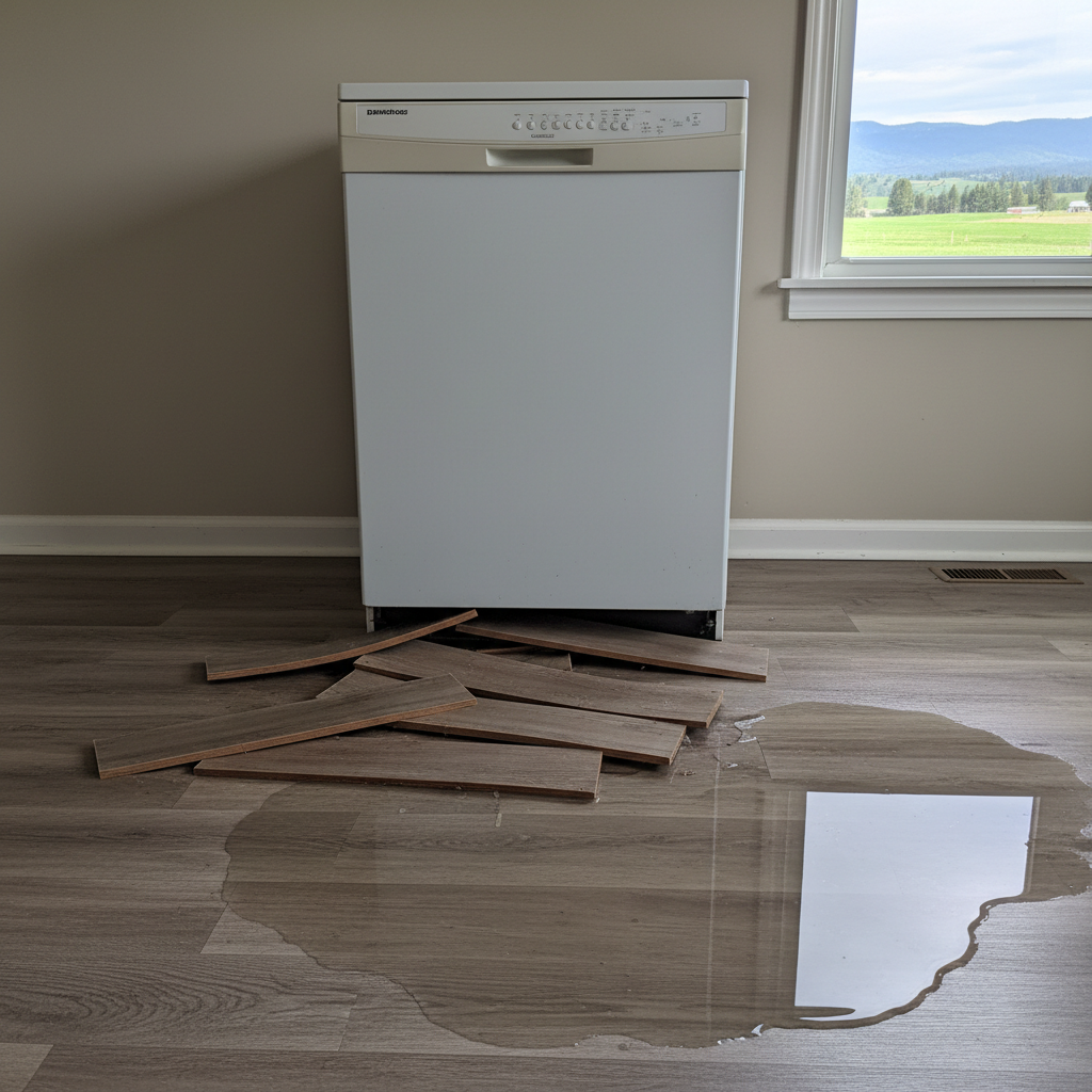 Appliance Leak Cleanup
