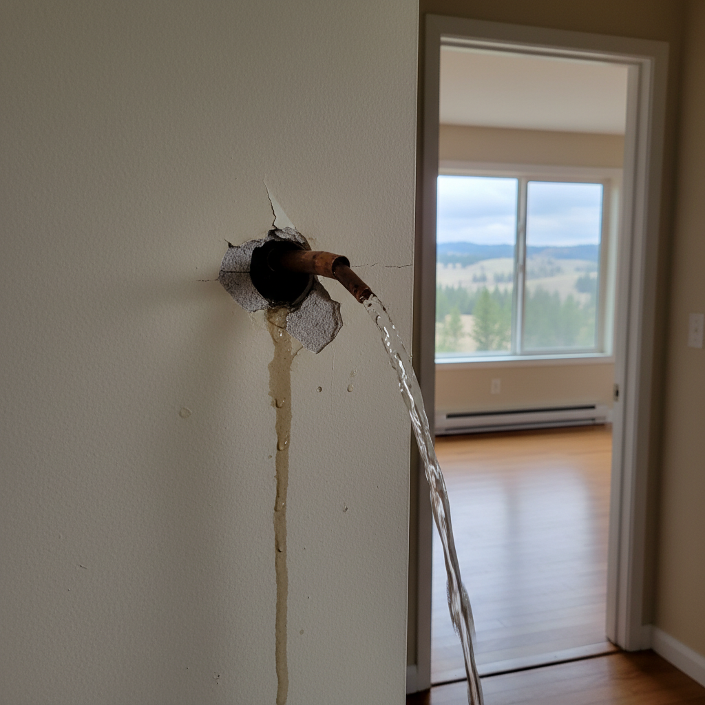 Burst Pipe Repair and Cleanup in Melba