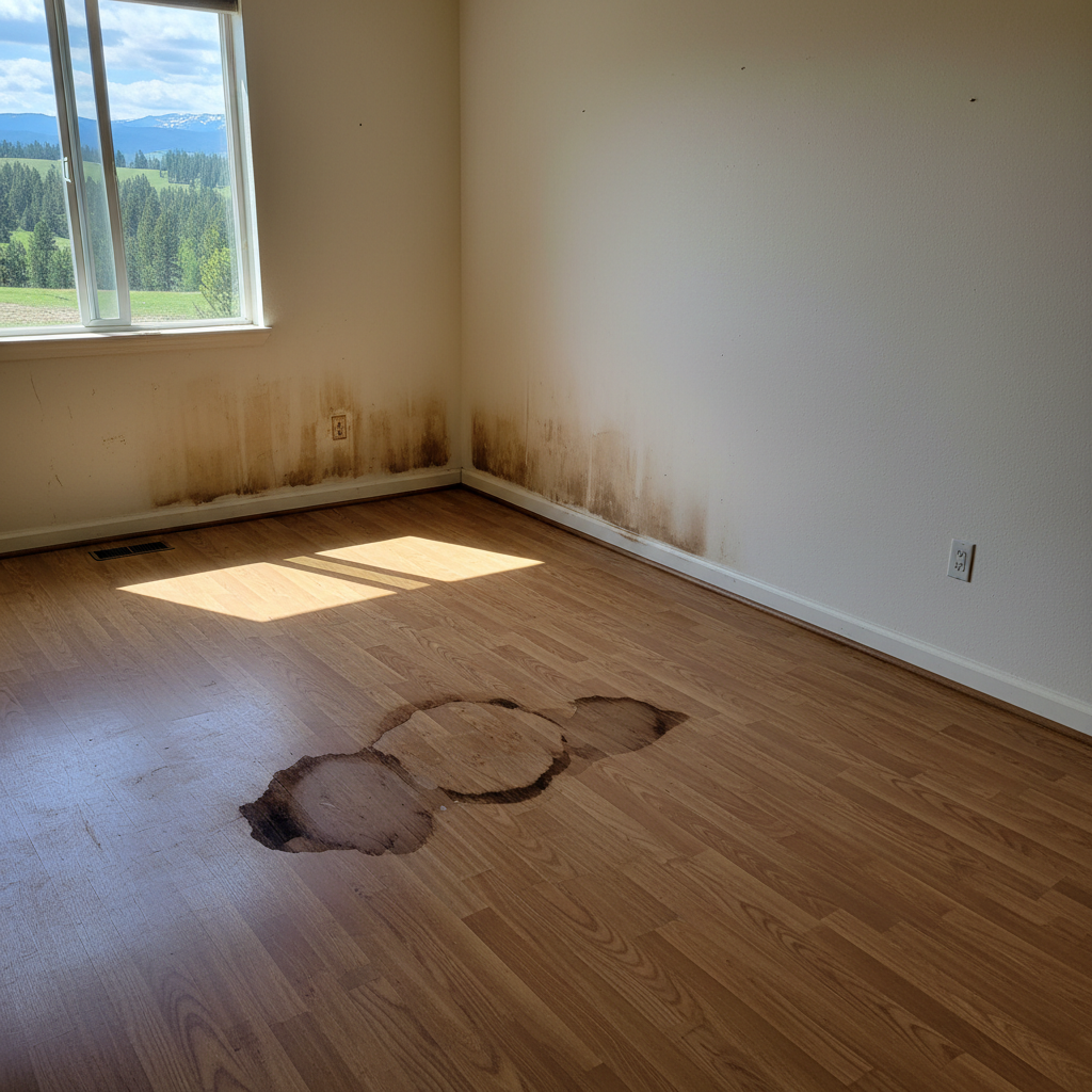 Water damage-related mold removal