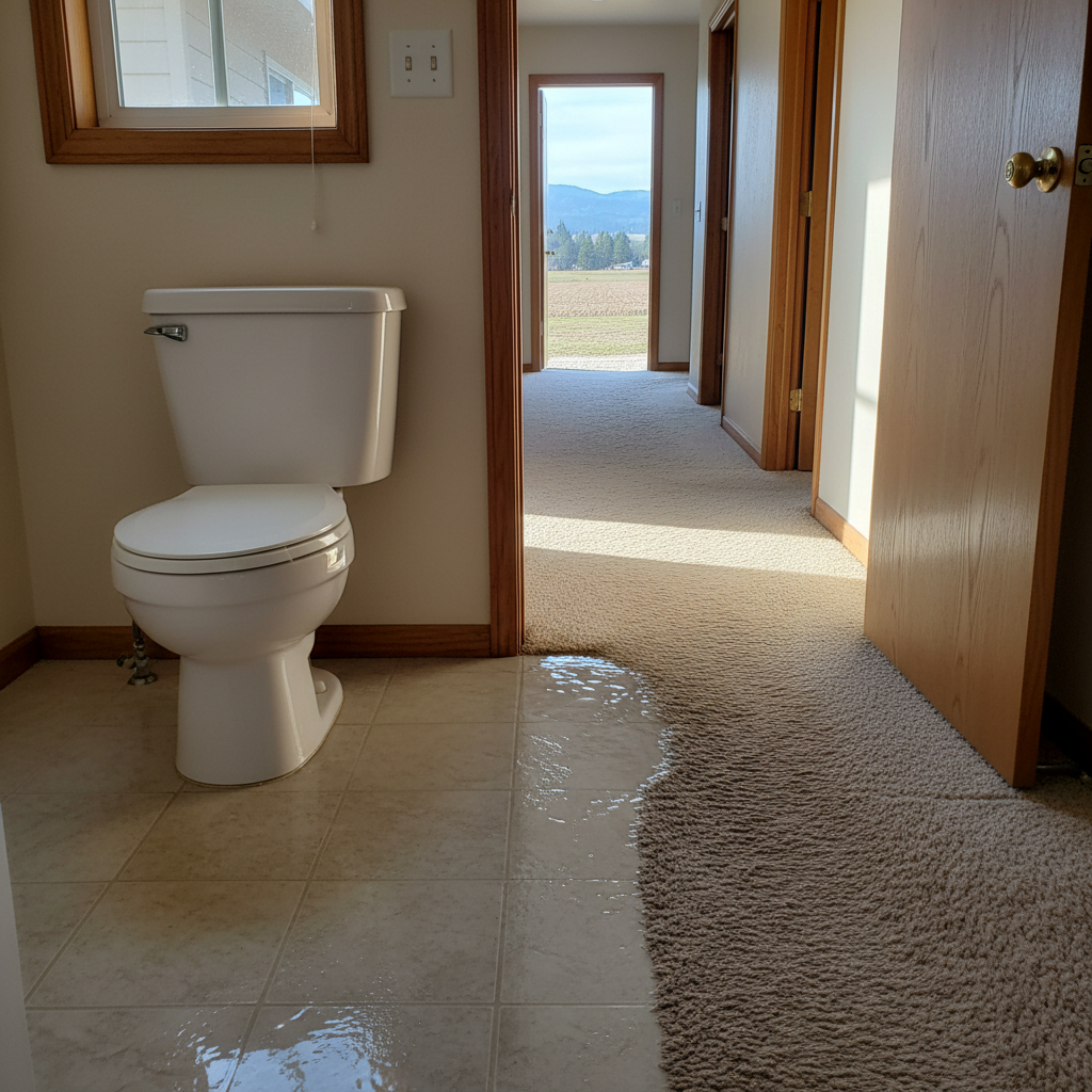 Toilet Overflow Cleanup