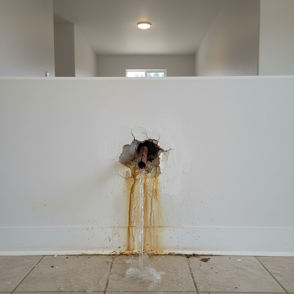 Burst Pipe Repair and Cleanup