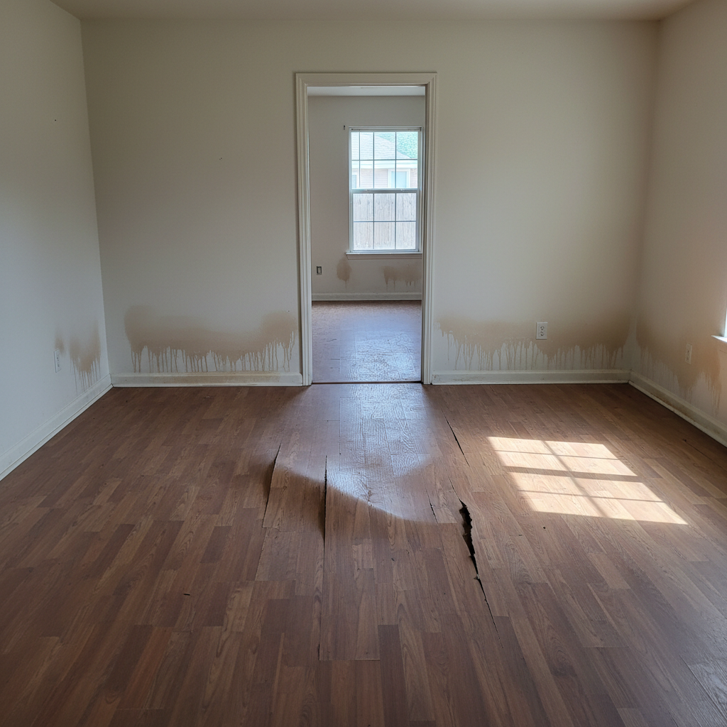 Water damage-related cleanup & repair