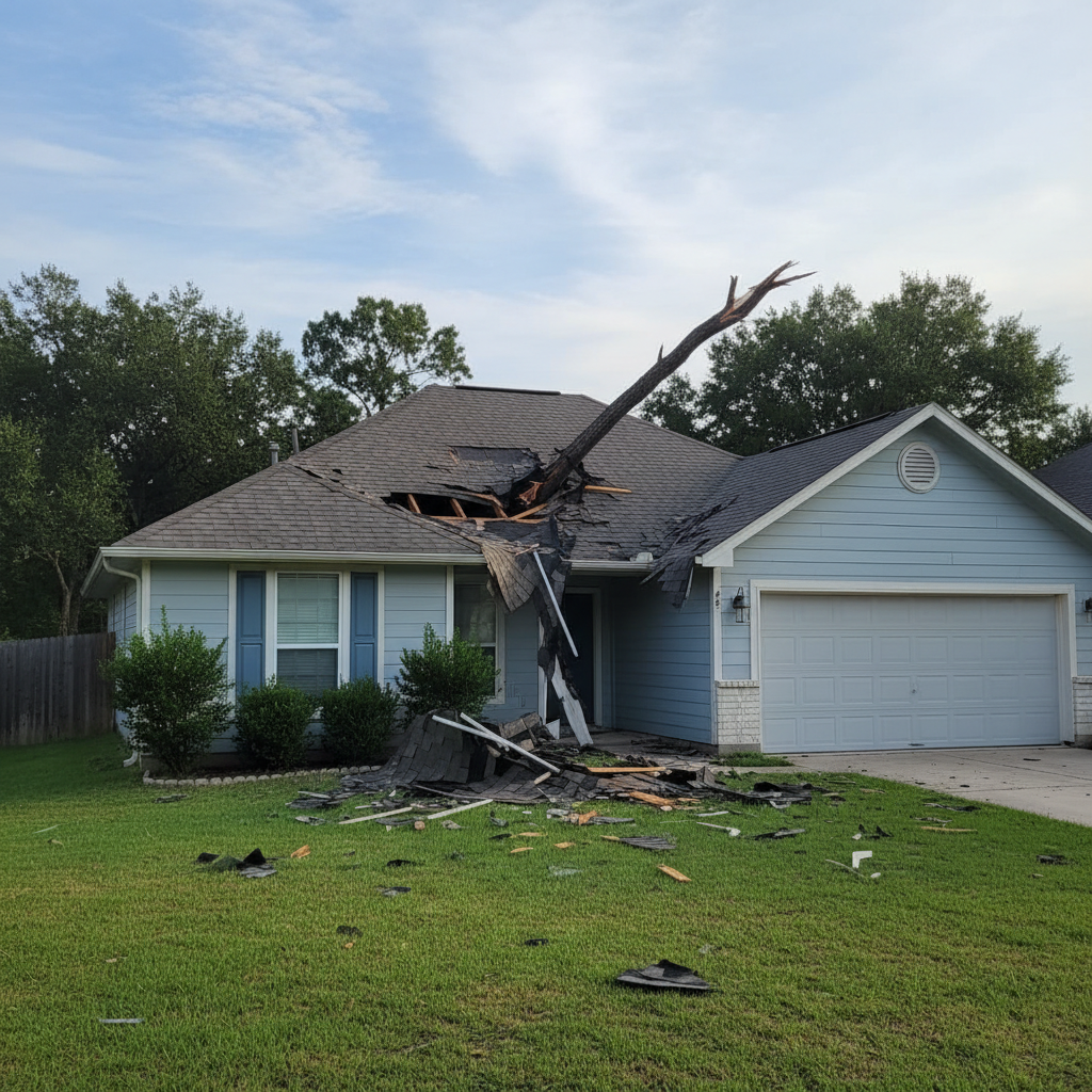Storm Damage Restoration in Allen