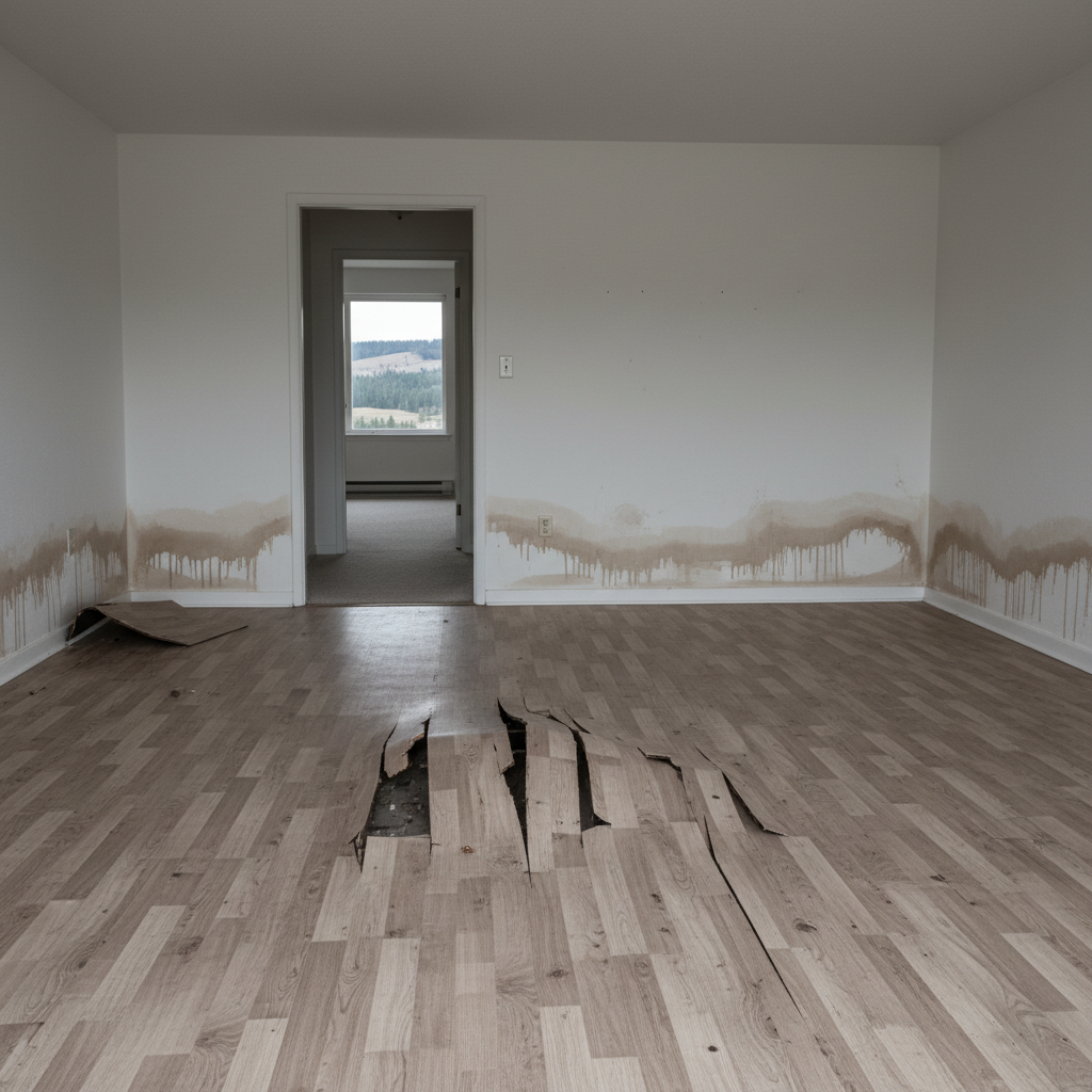Water damage-related cleanup & repair