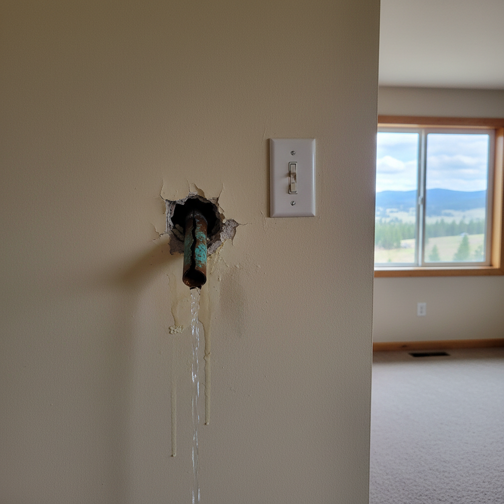 Burst Pipe Repair and Cleanup
