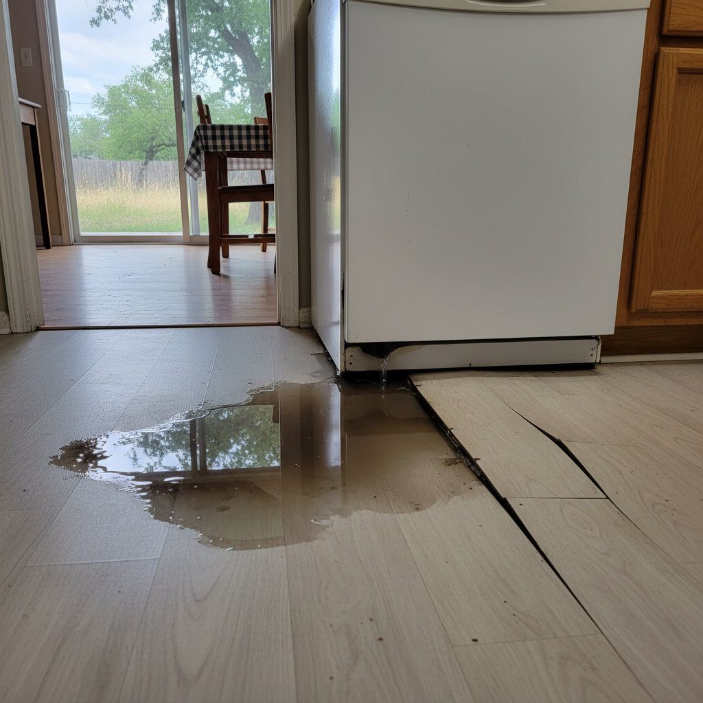 Appliance Leak Cleanup