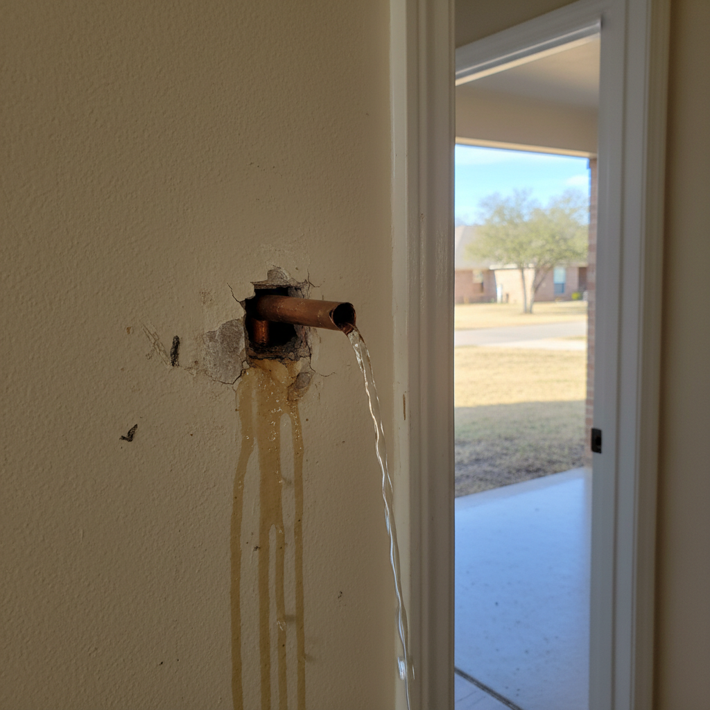 Burst Pipe Repair and Cleanup