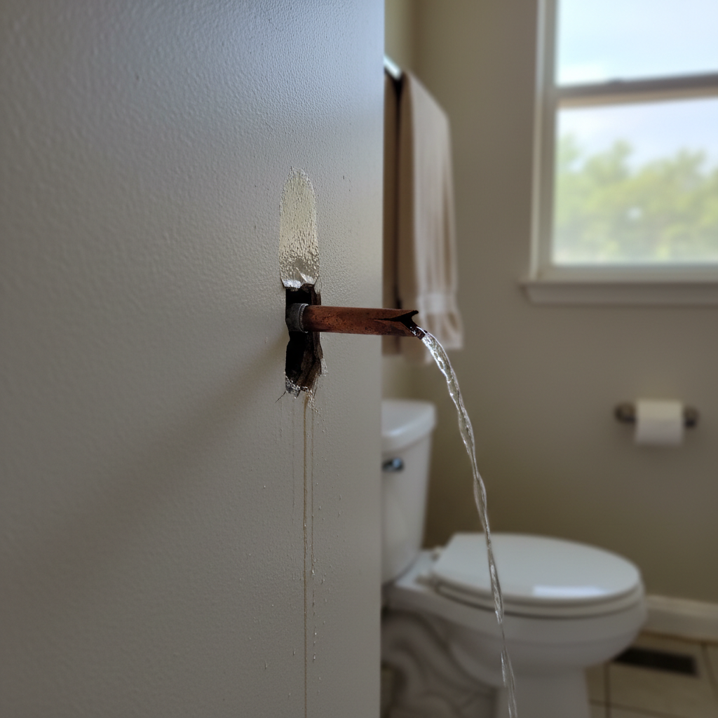 Burst Pipe Repair and Cleanup