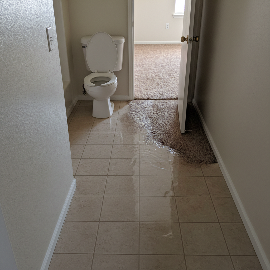 Toilet Overflow Cleanup