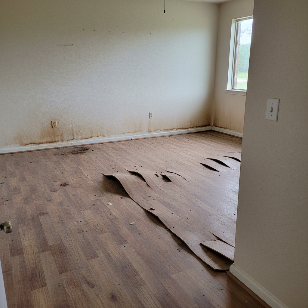 Roof Leak Water Damage Repair