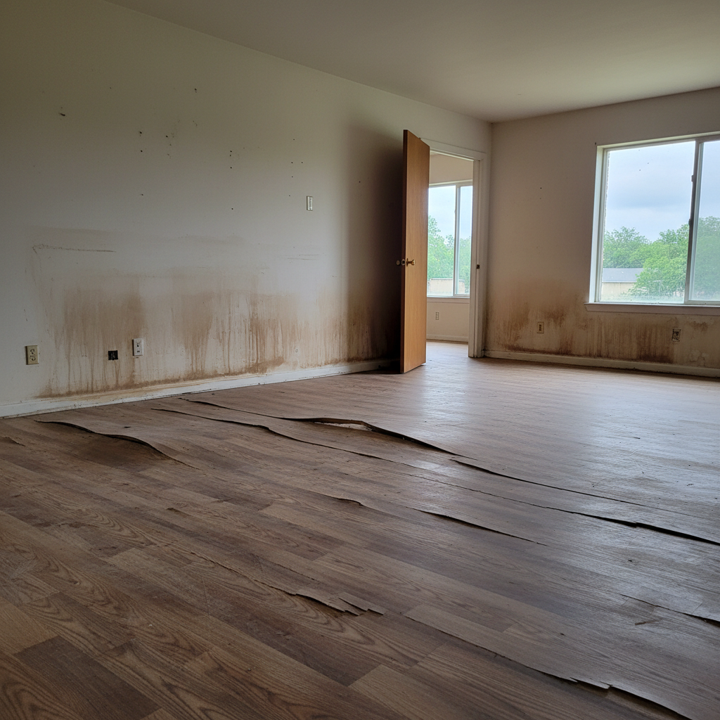 Water damage-related mold removal
