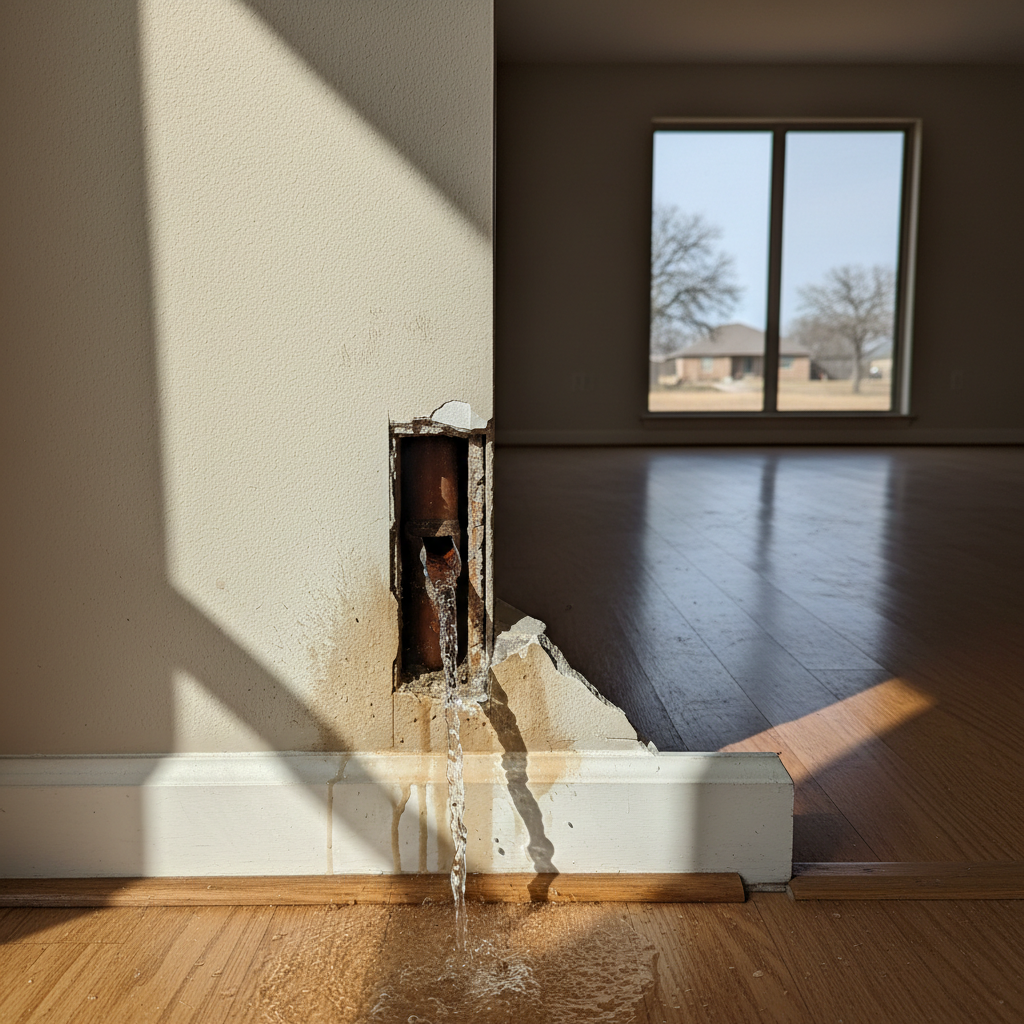 Burst Pipe Repair and Cleanup