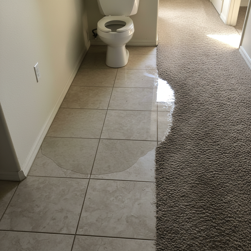 Toilet Overflow Cleanup