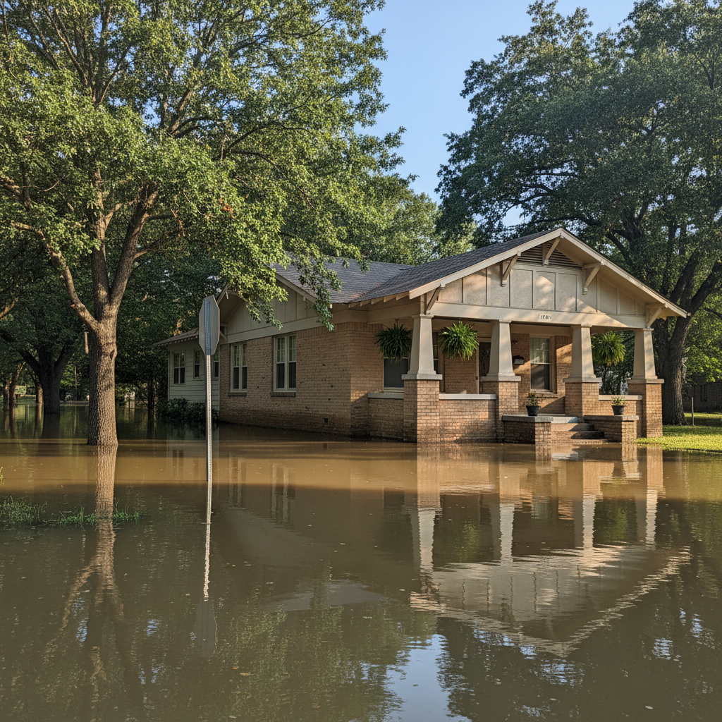 Flood cleanup in Balch Springs