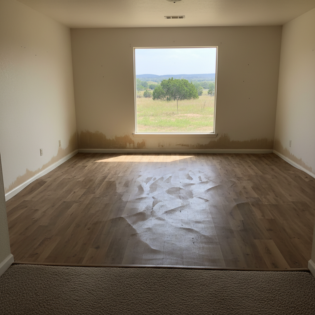 Hardwood Floor Water Damage Restoration in Balch Springs