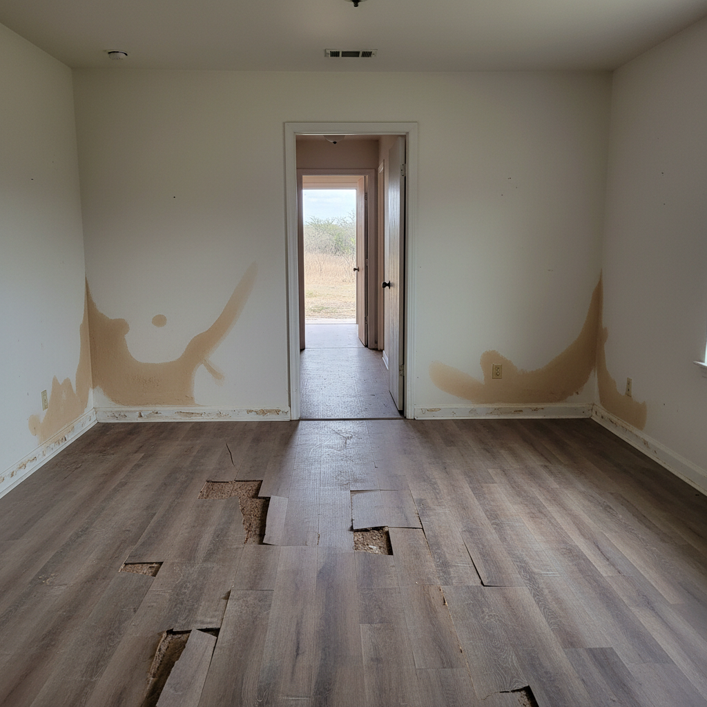 Roof Leak Water Damage Repair