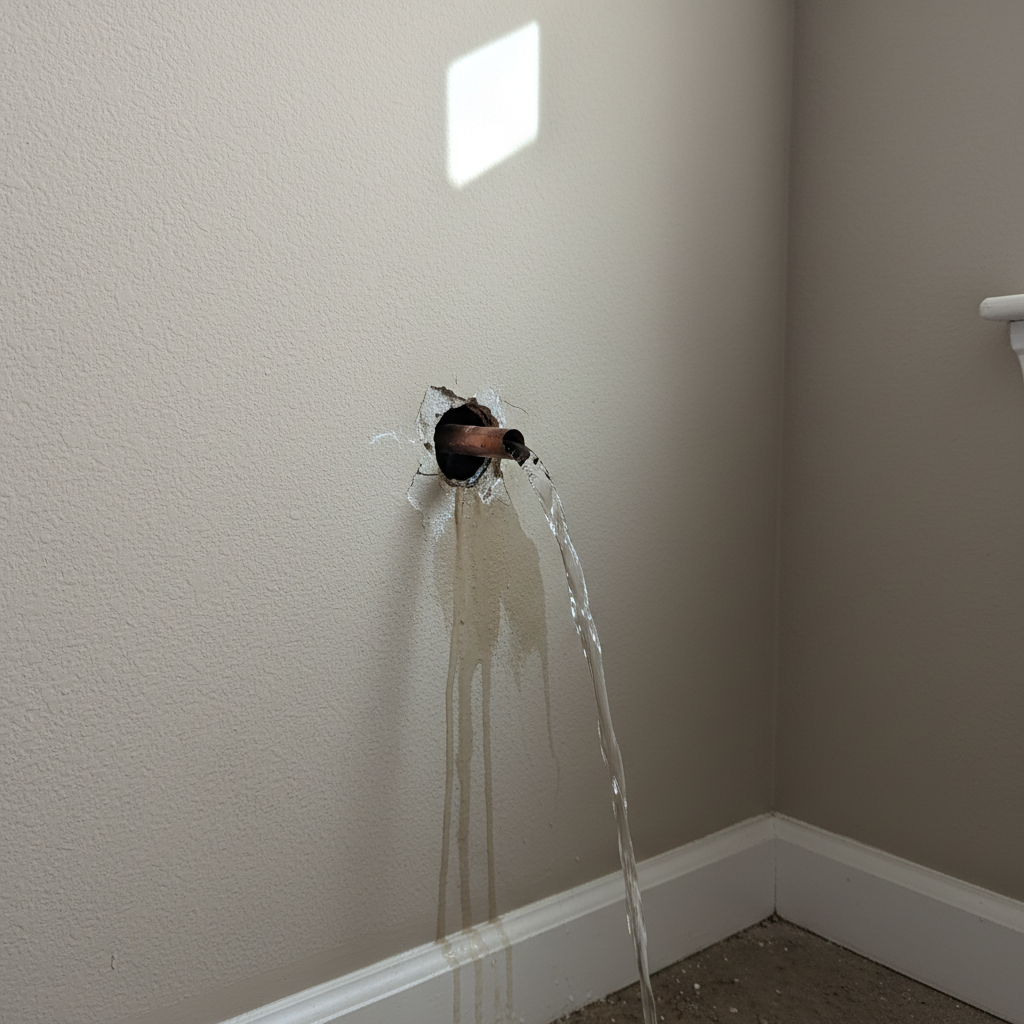 Burst Pipe Repair and Cleanup
