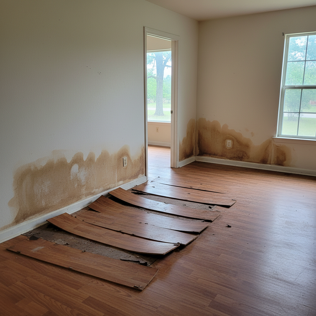 Water damage-related mold removal