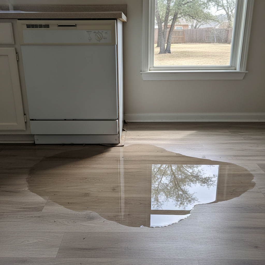 Appliance Leak Cleanup