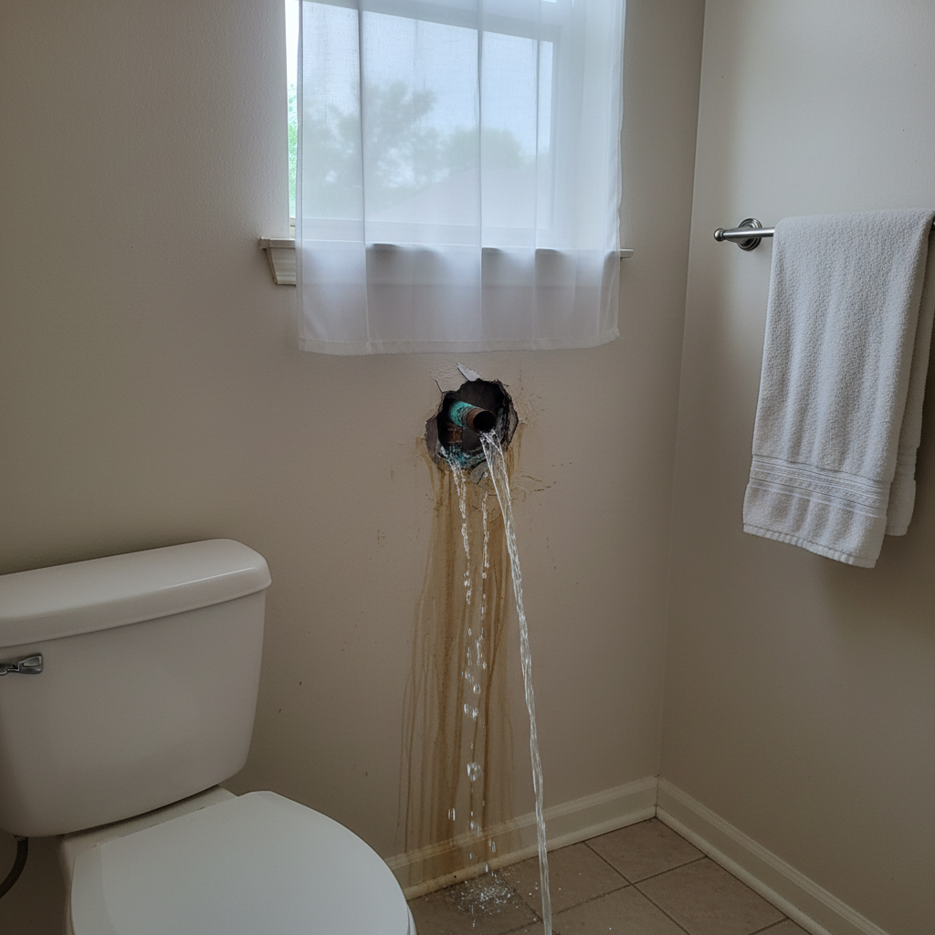 Burst Pipe Repair and Cleanup in Coppell