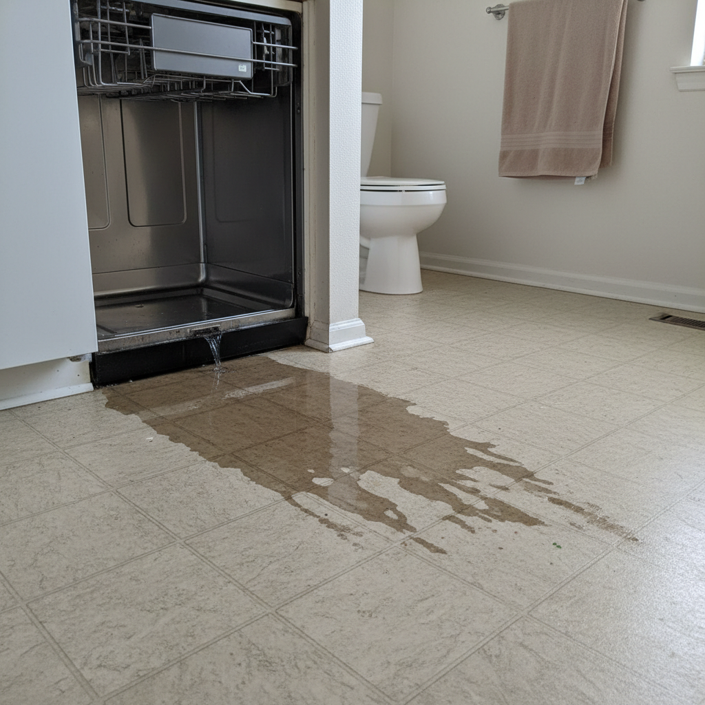 Appliance Leak Cleanup