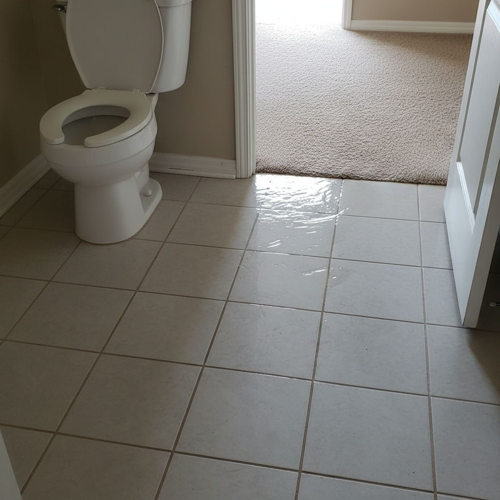 Toilet Overflow Cleanup