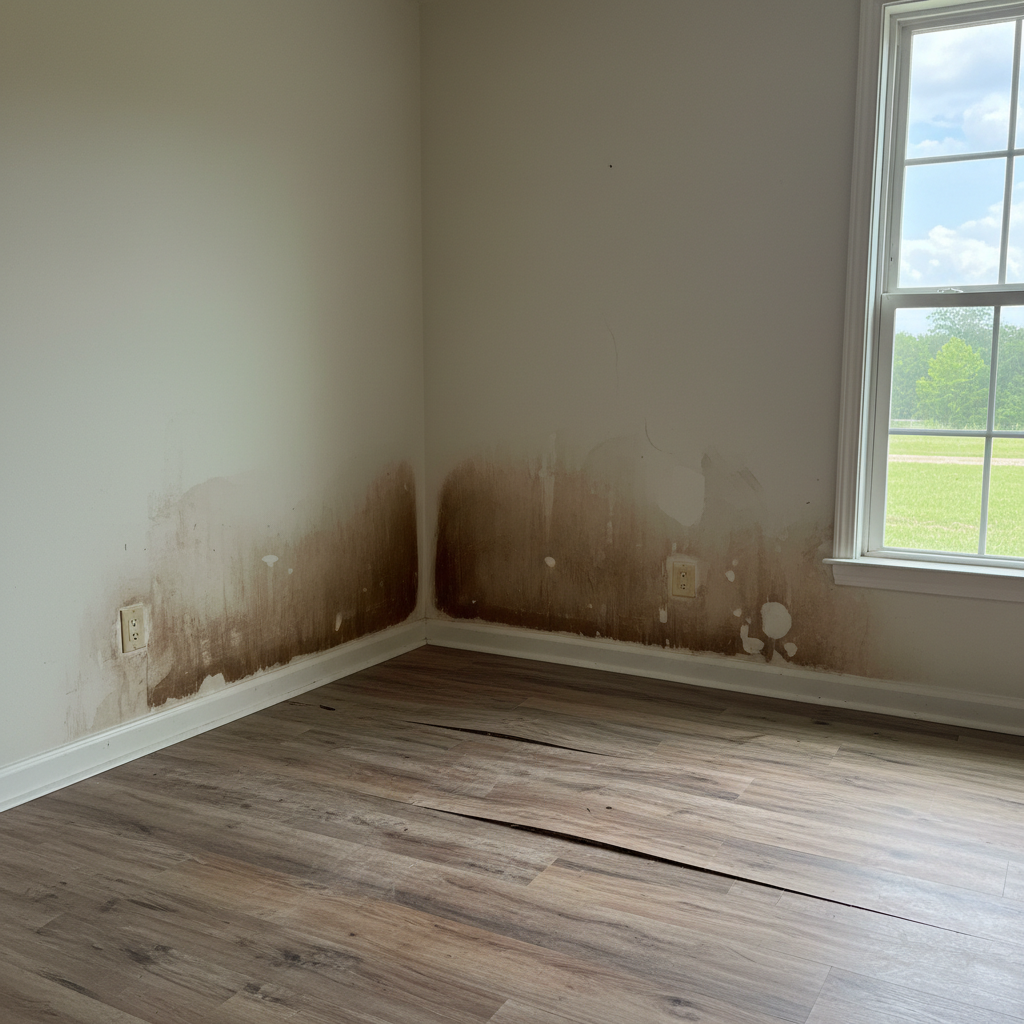 Water damage-related cleanup & repair
