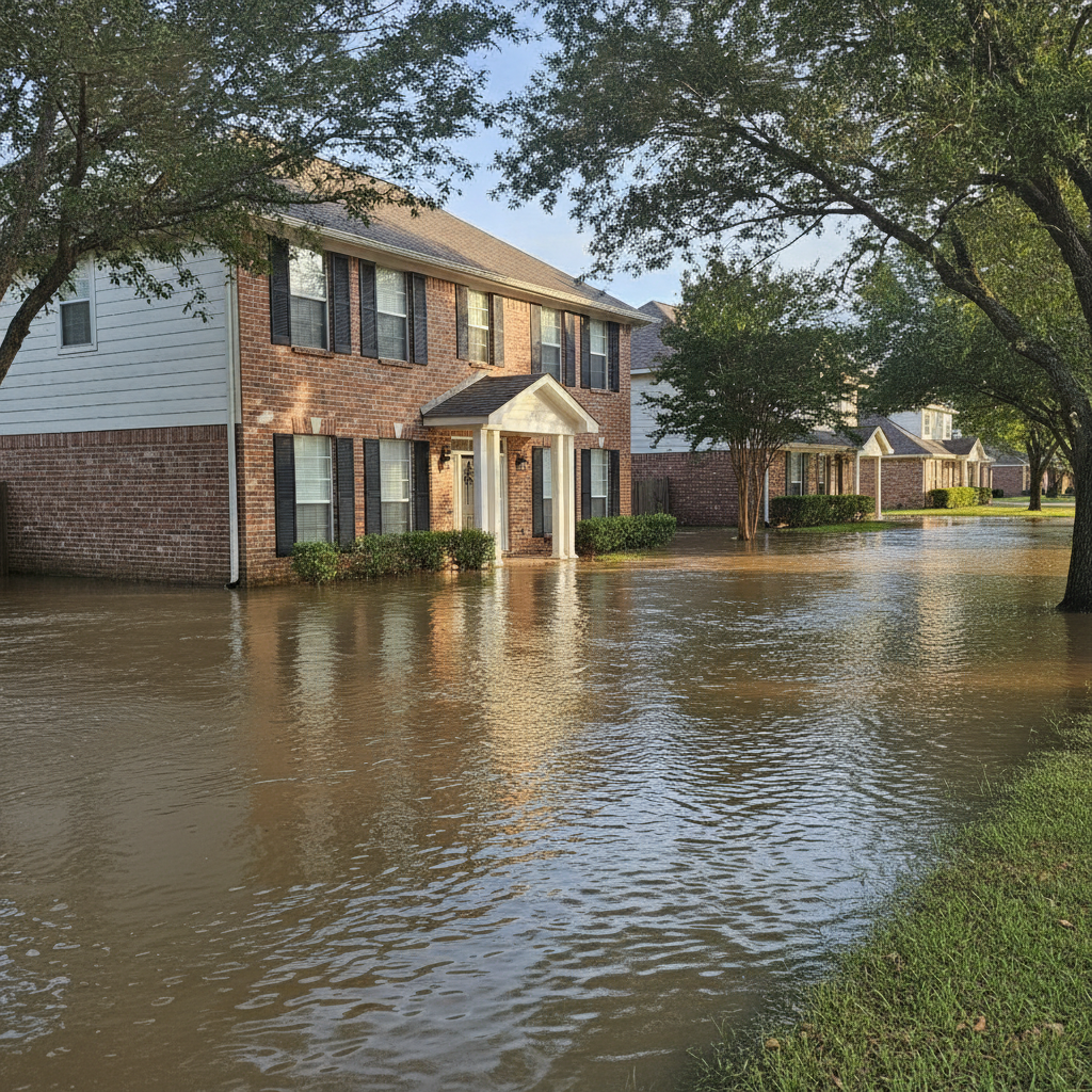 Flood cleanup in Blue Ridge