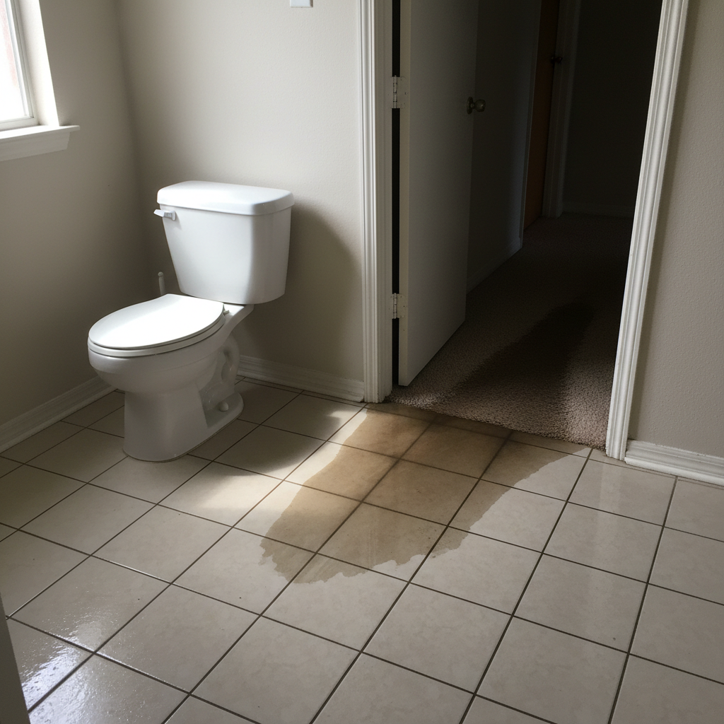 Toilet Overflow Cleanup in Blue Ridge