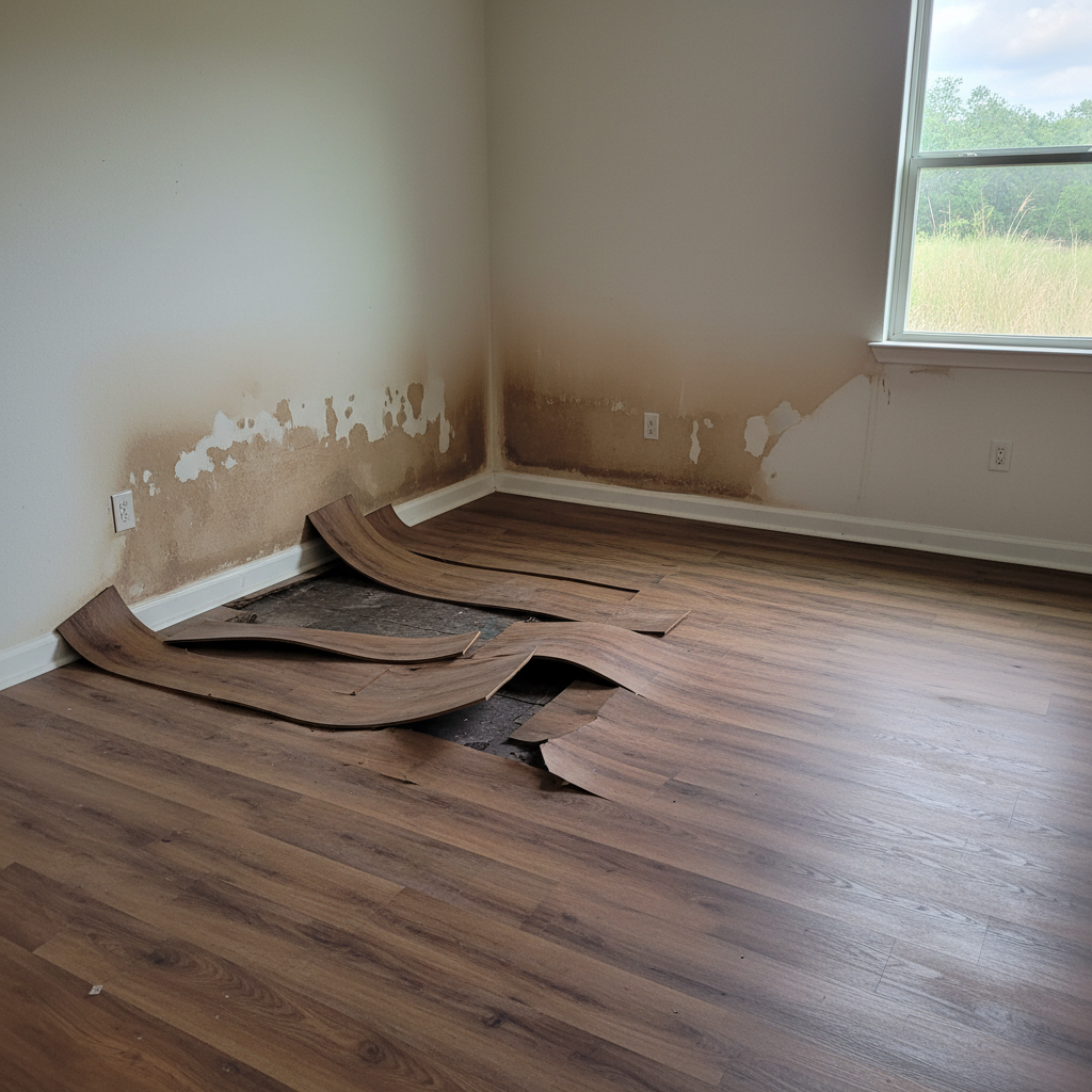Water damage-related mold removal