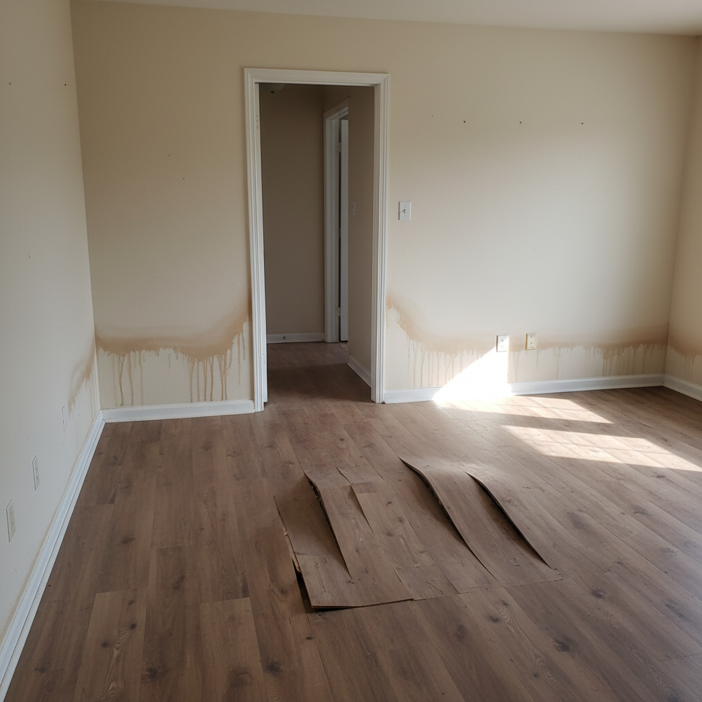 Hardwood Floor Water Damage Restoration
