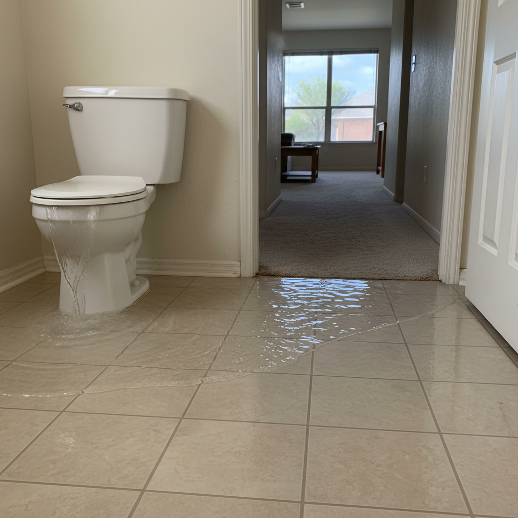 Toilet Overflow Cleanup in Boerne